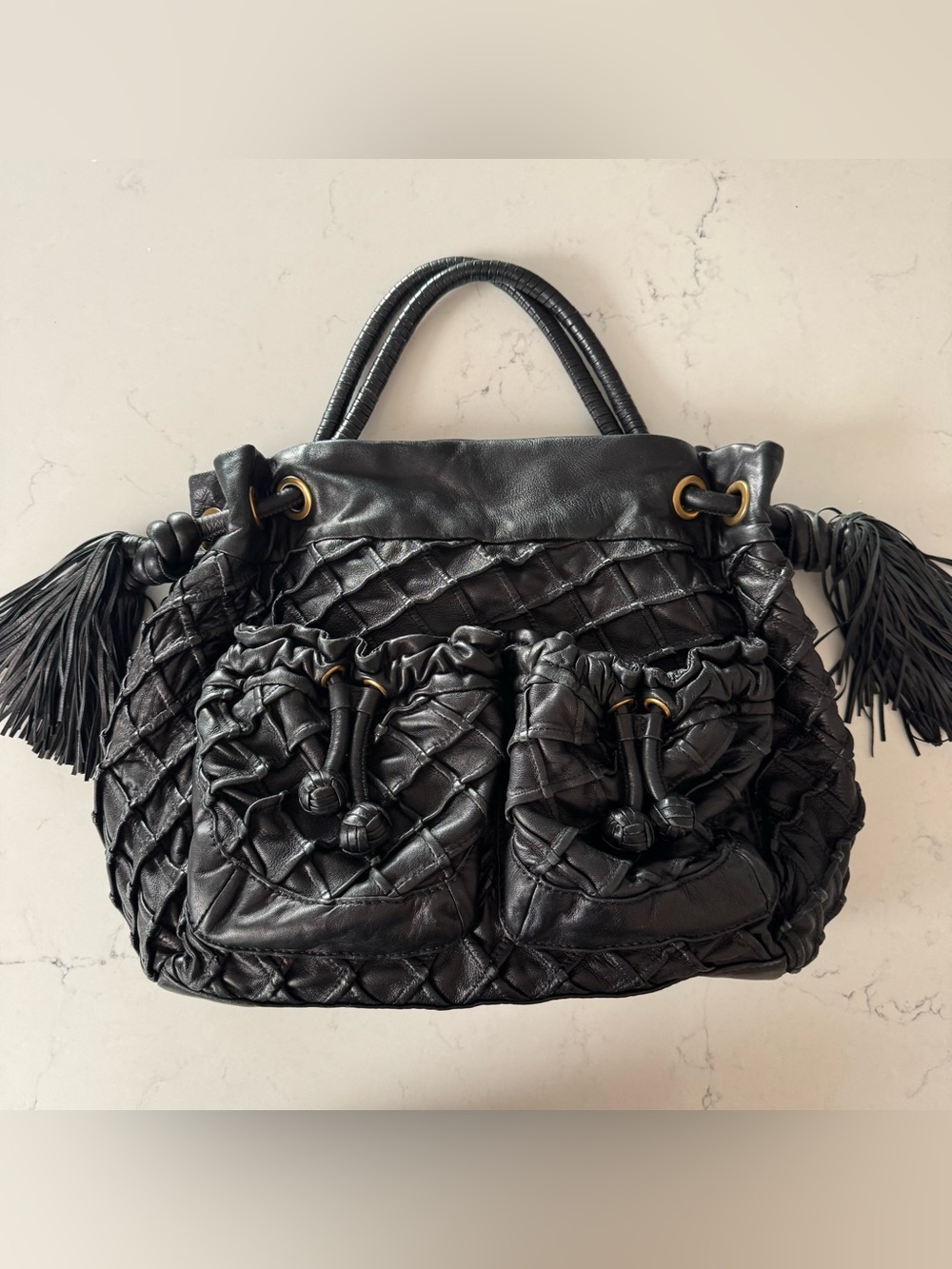 Lockheart Hobo Bag with Tassels